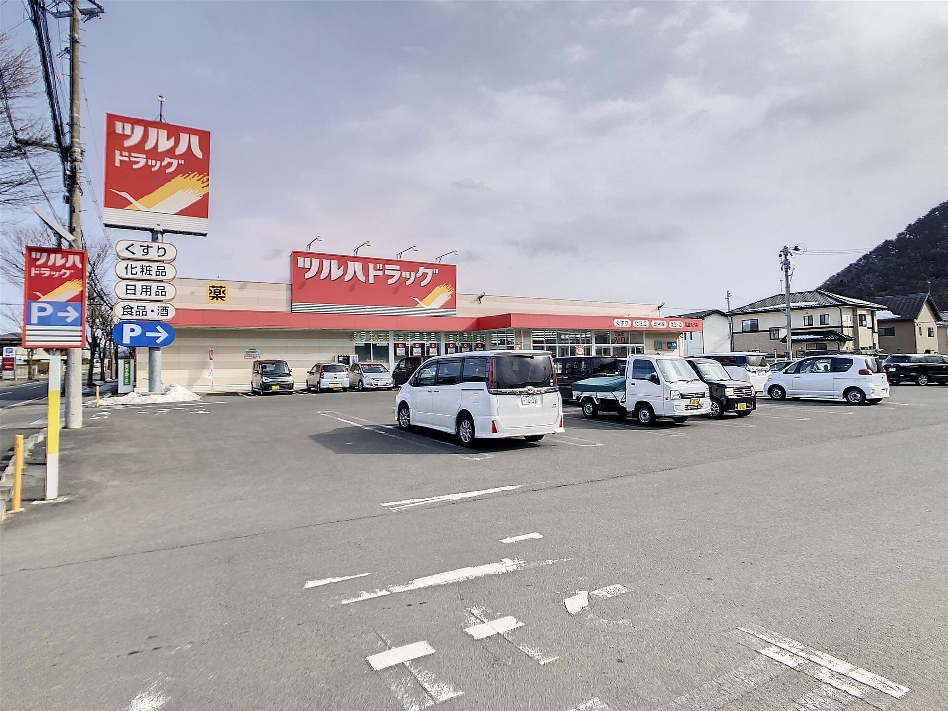 ツルハドラッグ福島丸子店(ドラッグストア)まで1100m ファシノン丸子