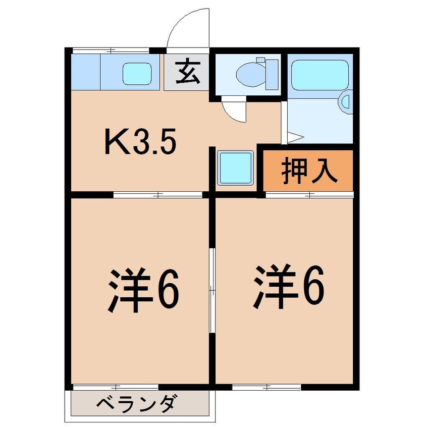 間取図 アップルハイツ