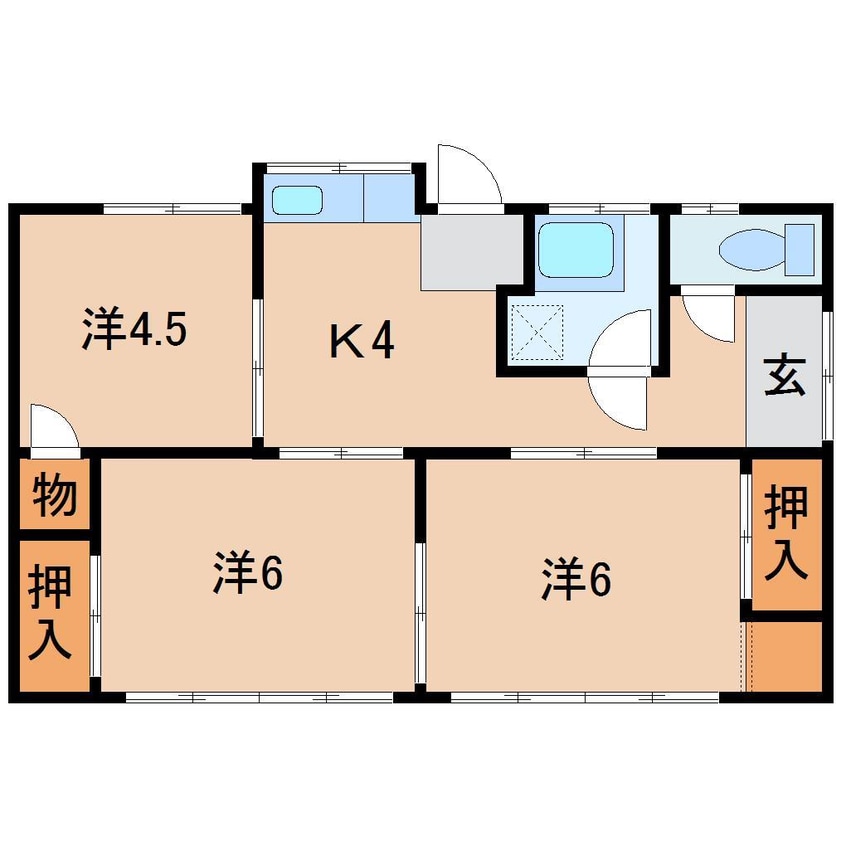 間取図 吉田住宅（川原町36）