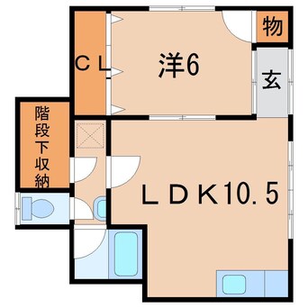 間取図 ＩＳコーポ