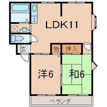 間取図 サンビレッジ瀬上