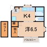 アトレ一番館 1Kの間取り
