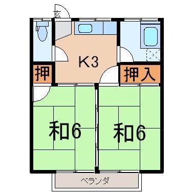 間取り図 ハイツはるか