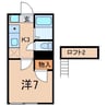 アトレ３号館 1Kの間取り