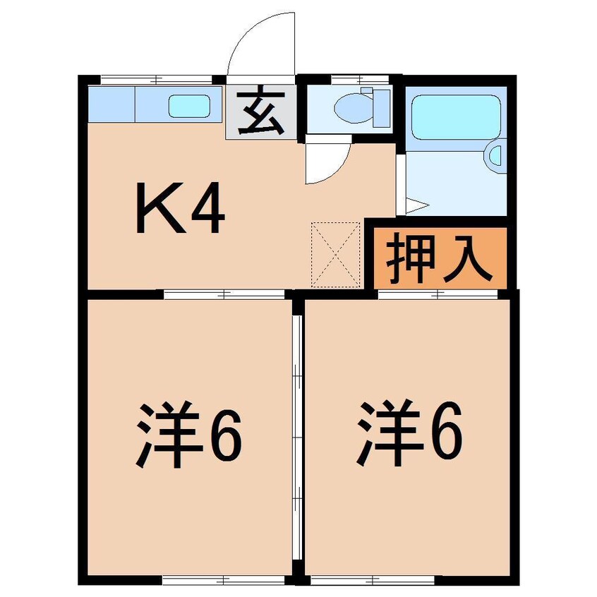 間取図 サンハイツ（伊達）