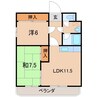 シュロス・キーファーベルク 2LDKの間取り