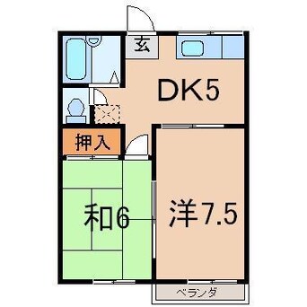 間取図 メゾンあすみ