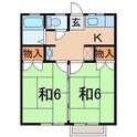 セントラルコーポＫの間取図
