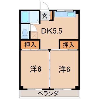 間取図 パールメゾン五番館