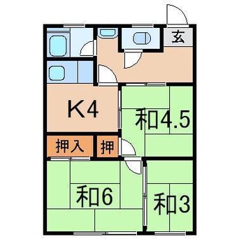 間取図 第二光栄荘