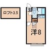 LA CIENEGA B-wing 1Rの間取り