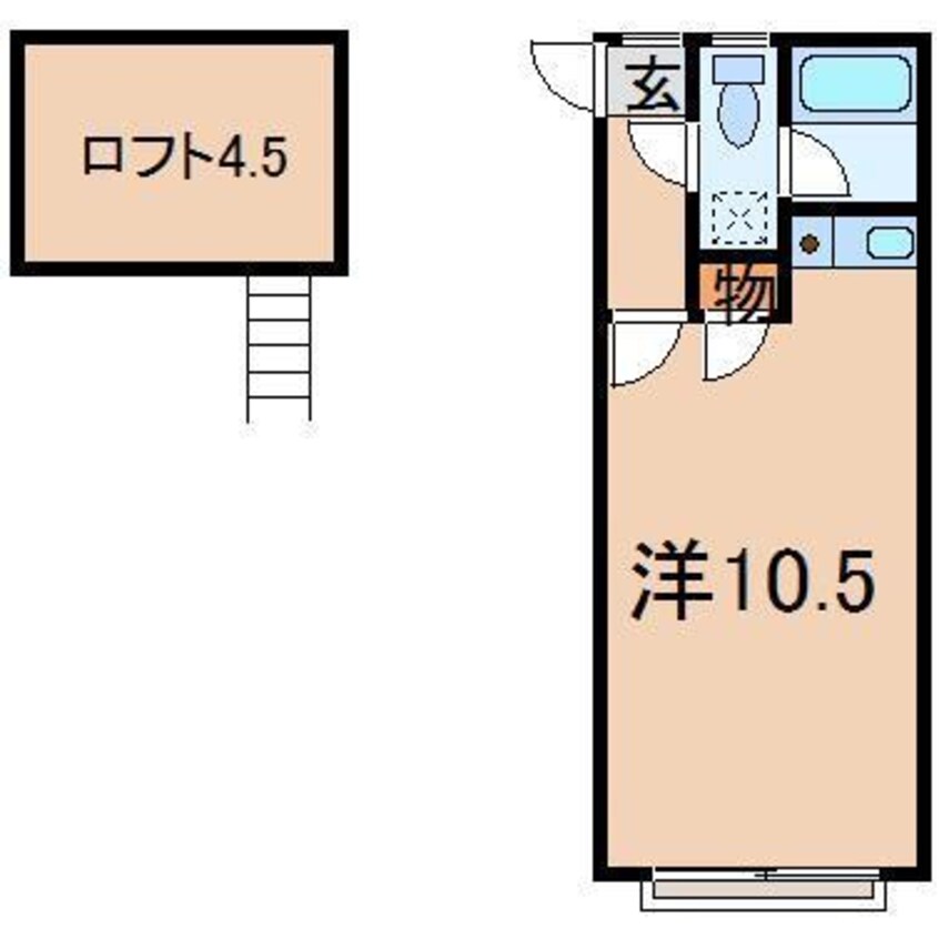 間取図 LA CIENEGA B-wing