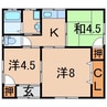 高田ハイム　11号 3Kの間取り