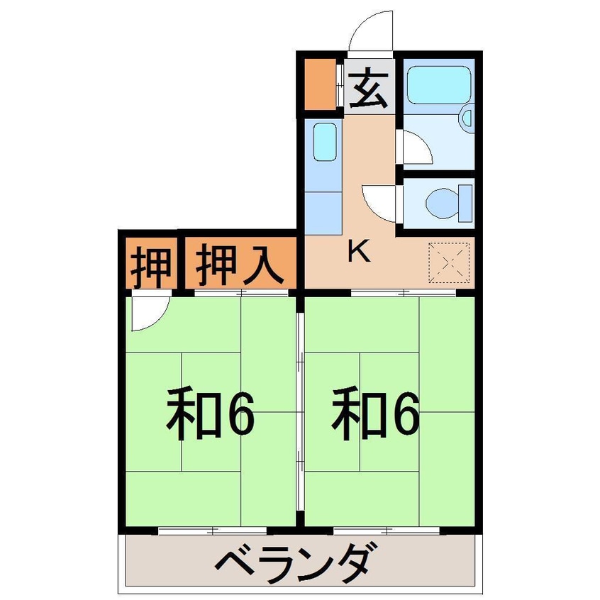 間取図 ハイツながおか