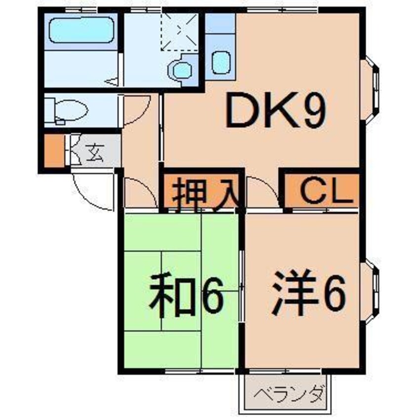 間取図 佐久間ハイムＡ