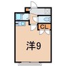 アーバンハイムＫ２ 1Rの間取り