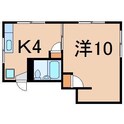 やまびこハイムＡの間取図