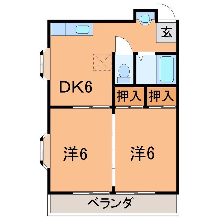 間取図 サンライズ野田