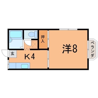 間取図 サクラハイツ（保原）