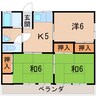 グリーンハイツＡ 3Kの間取り