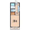 ビューハイツA 1Kの間取り
