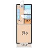 ビューハイツA 1Kの間取り
