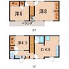 阿部貸家（本町） 3DKの間取り