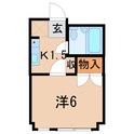 宮内ハイツの間取図