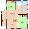 宮内ハイツ 3LDKの間取り