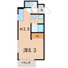 プランドール（飯坂) 1Rの間取り