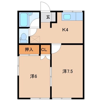 間取図 エル・コーポ森