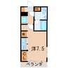 ノヴェルマンション４４３ 1Rの間取り