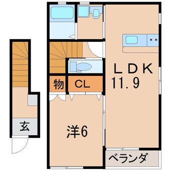 間取図 ミラ　クレール