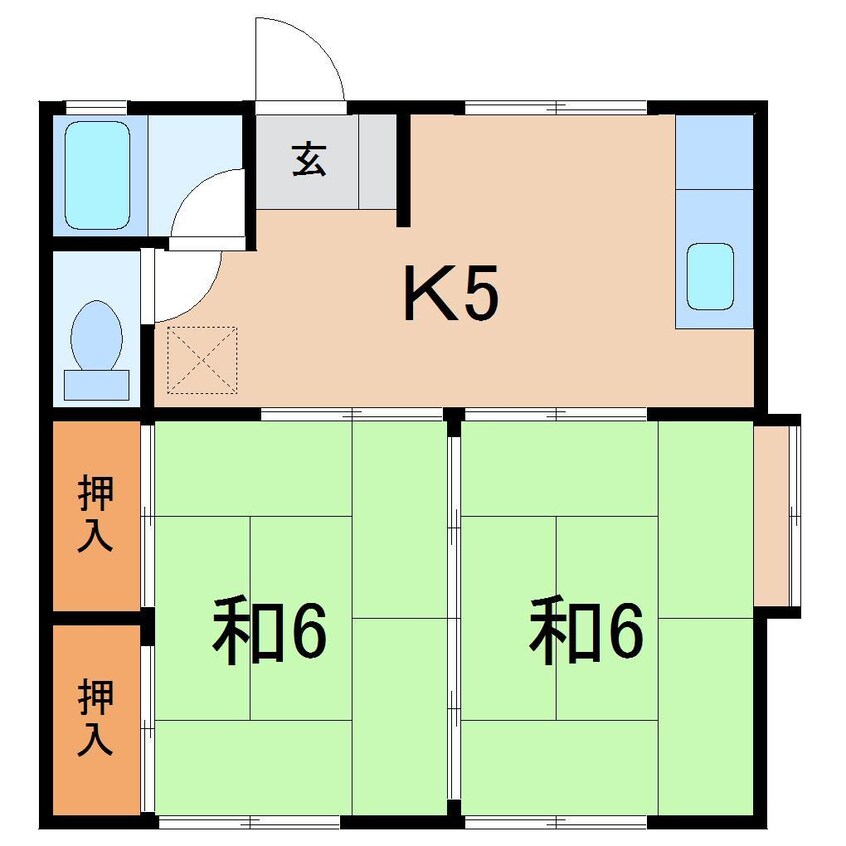 間取図 丸子グリーンハイツS