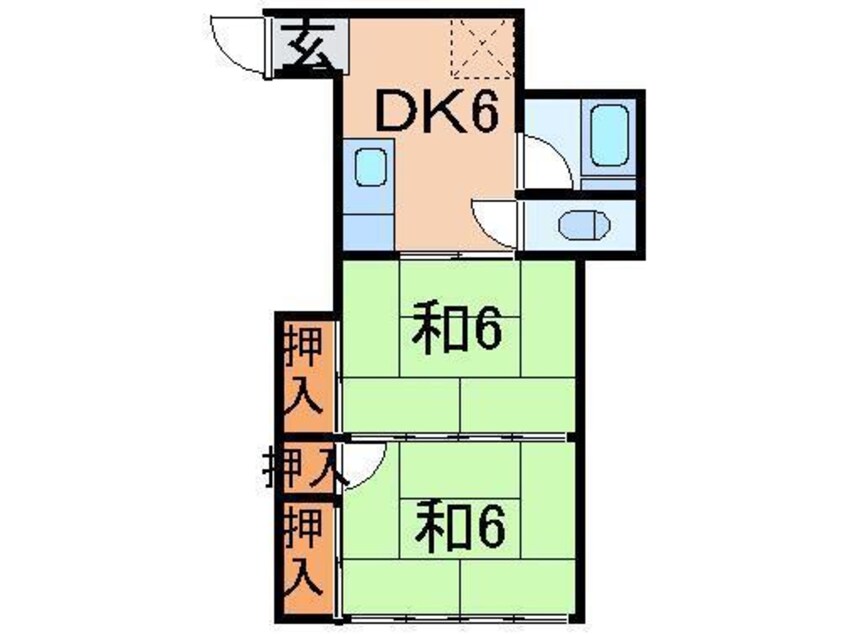 間取図 小国コーポラス