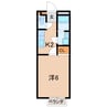 TKフィールド 1Kの間取り