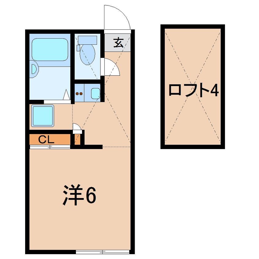 間取図 ラクラス瀬上A