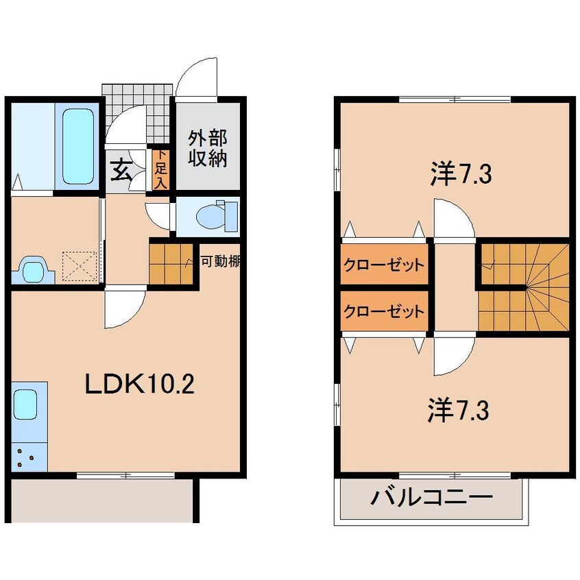 間取図 リバービューみどりの杜IV