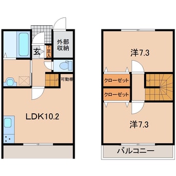 間取図 リバービューみどりの杜IV