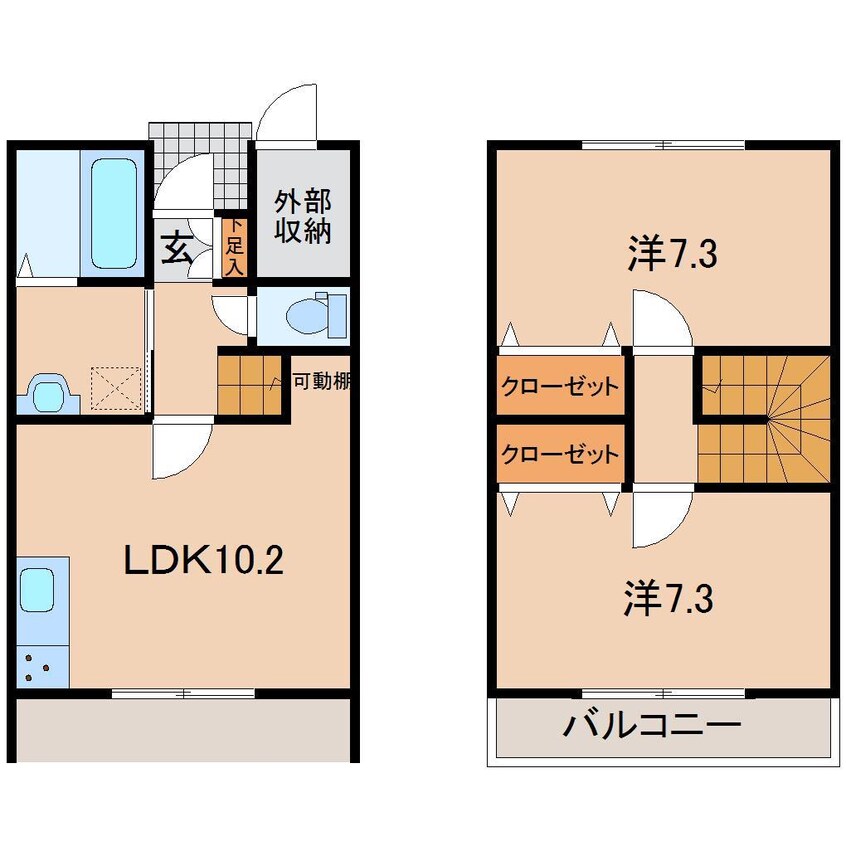 間取図 リバービューみどりの杜IV