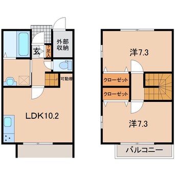 間取図 リバービューみどりの杜IV