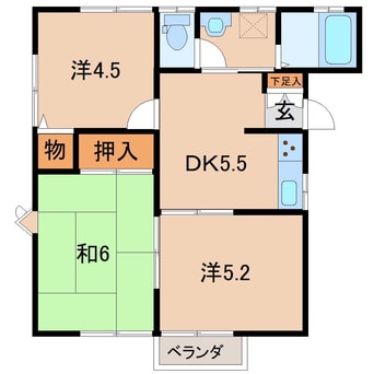 間取図 シェリグランハイツ