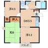 シェリグランハイツ 3DKの間取り