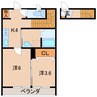 アクシィヴVII 2Kの間取り