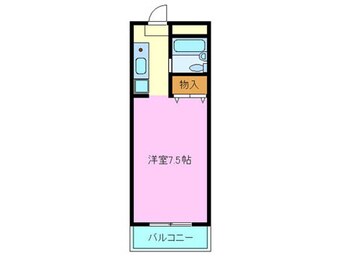 間取図 リベラルコート祇園原