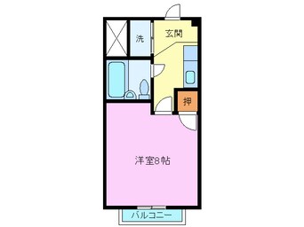 間取図 セゾン中井