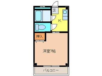 間取図 ワコーハイツ