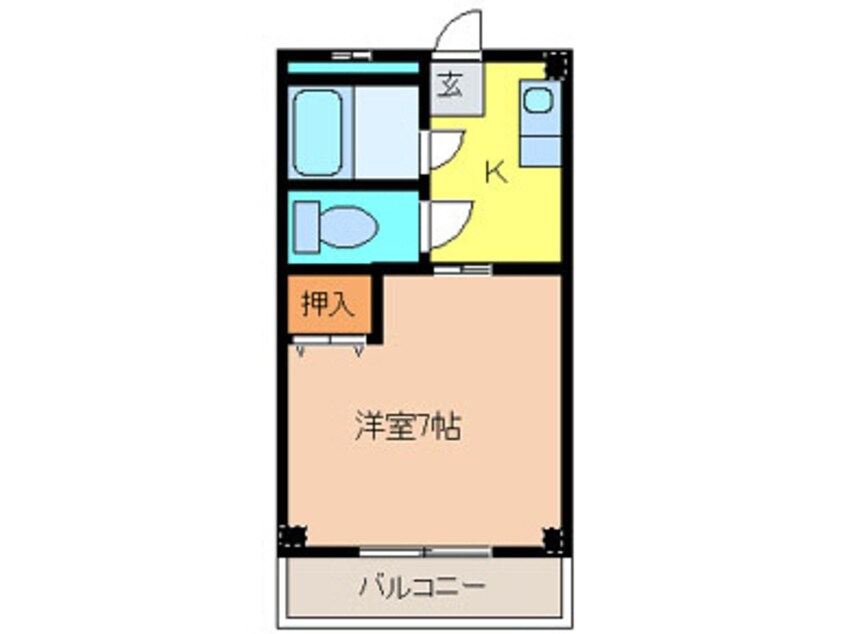 間取図 ワコーハイツ