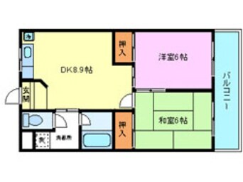 間取図 メゾン若松第二