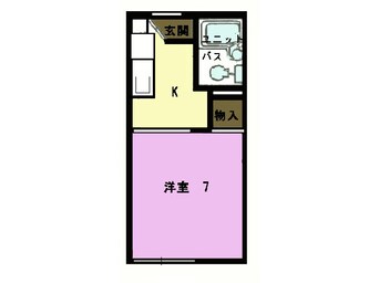 間取図 ハイツＨＩＩＲＡＧＩ